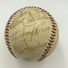 Nice 1943 Cleveland Indians Team Signed Autographed Baseball JSA COA