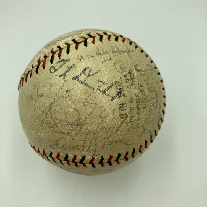 1928 St. Louis Cardinals NL Champs Team Signed Baseball Grover Alexander JSA COA