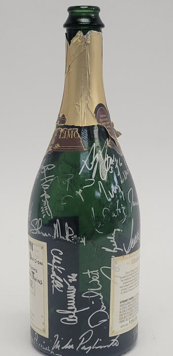 1991 Minnesota Twins W.S. Champs Team Signed Game Used Champagne Bottle Beckett