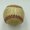 1952 World Series Game Used Baseball Signed By Umpires Yankees Dodgers JSA COA