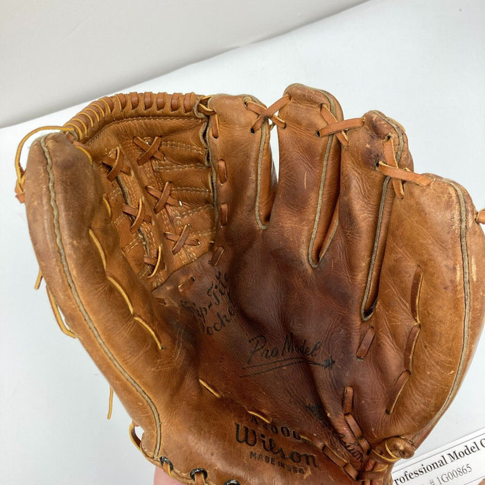 1968 Gaylord Perry Game Used Wilson Baseball Glove PSA DNA COA RARE