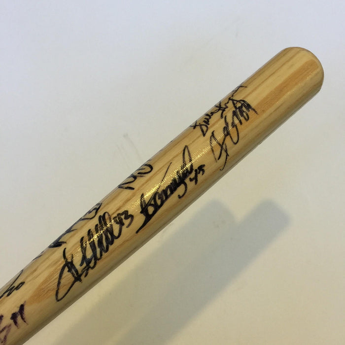 2015 Houston Astros Team Signed Mini Baseball Bat With JSA COA Carlos Correa