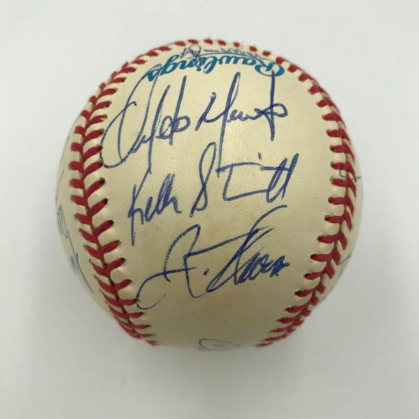 Earliest Known Jim Thome Rookie 1993 Charlotte Knights Team Signed Baseball JSA