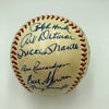 1958 New York Yankees World Series Champs Team Signed Baseball PSA DNA COA