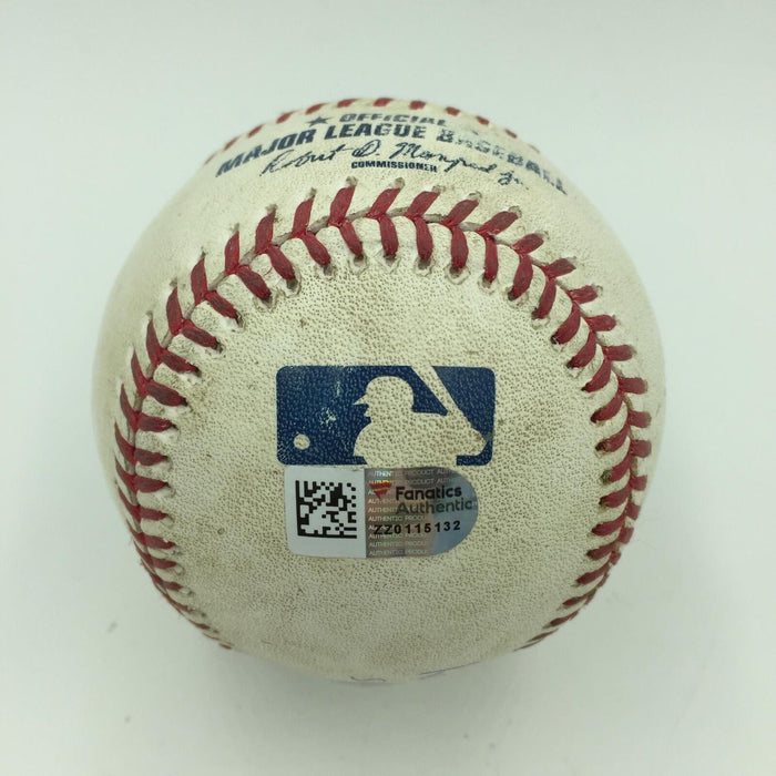 Kris Bryant 2015 ROY & Anthony Rizzo Signed Game Used Baseball MLB Authenticated