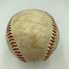 1962 New York Yankees W.S. Champs Team Signed Baseball Mickey Mantle JSA COA