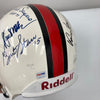 Johnny Unitas Bart Starr Jim Brown Hall Of Fame Multi Signed FS Helmet PSA
