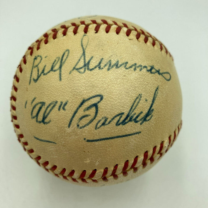 1951 World Series Signed Game Used Baseball MEARS COA Mickey Mantle Mays Rookie