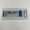 Phil Regan Milt Pappas Signed 1970 NLCS Chicago Cubs Full Ticket PSA DNA