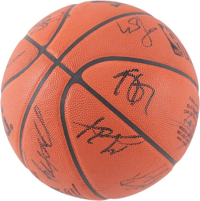 Kobe Bryant & Lebron James 2005 All Star Game Team Signed Basketball PSA DNA COA