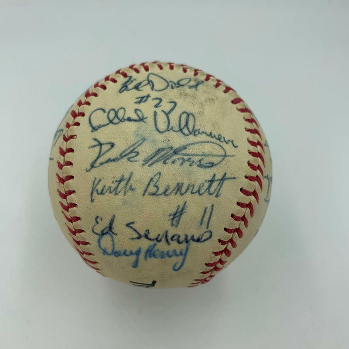 Barry Bonds Pre Rookie 1984 Arizona State Sun Devils Team Signed Baseball JSA