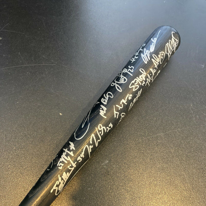 2009 Myrtle Beach Pelicans Braves Team Signed Bat Jason Heyward & Craig Kimbrel