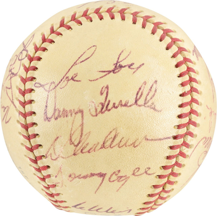 1970 New York Mets Team Signed Baseball Gil Hodges & Tom Seaver JSA COA
