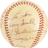 1970 New York Mets Team Signed Baseball Gil Hodges & Tom Seaver JSA COA