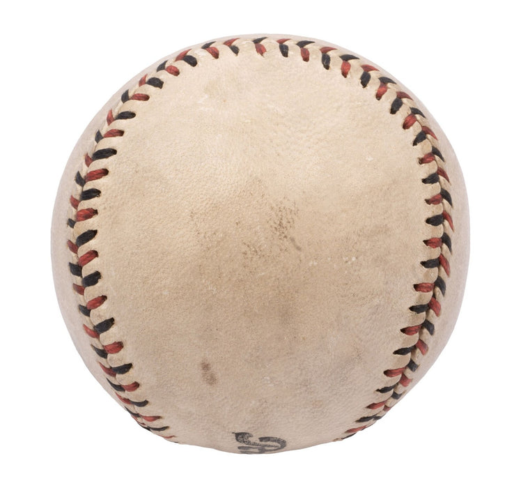 Walter Johnson Signed 1920's Baseball With Beckett COA