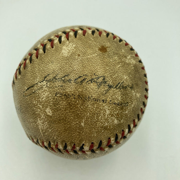 1931 World Series Game Used Baseball Signed By Bill Klem & Bill Mcgowan JSA COA