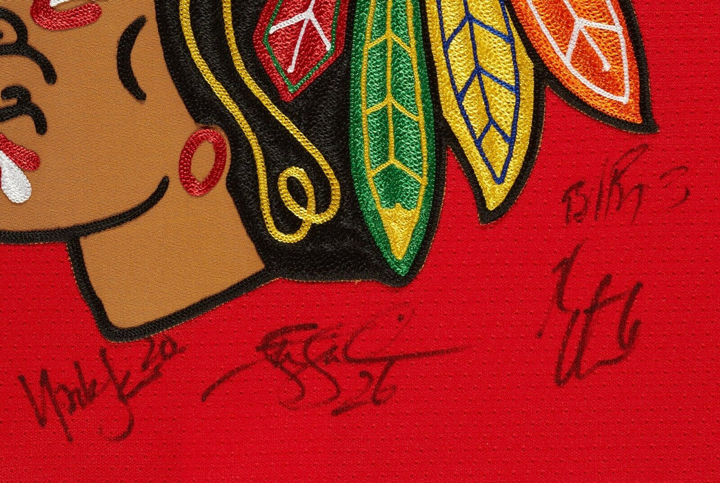 1999-00 Chicago Blackhawks Team Signed Authentic Jersey 22 Sigs Beckett COA