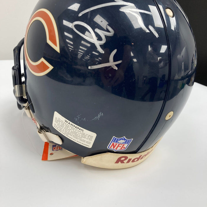 Walter Payton "Sweetness" Signed Chicago Bears Full Size Helmet PSA DNA & BAS