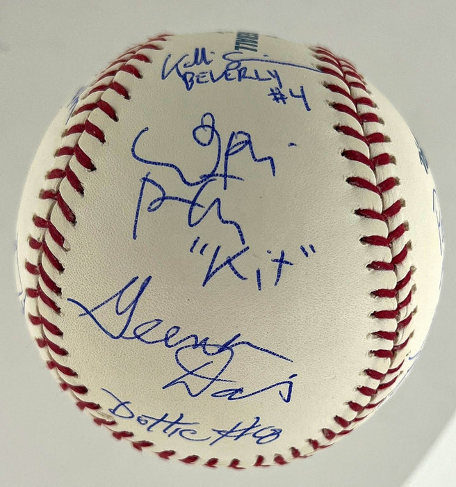Tom Hanks A League of Their Own Cast Signed Baseball 15 Sigs JSA Certified