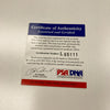 Julius Erving Dr. J #6 Signed Pennsylvania License Plate PSA DNA COA