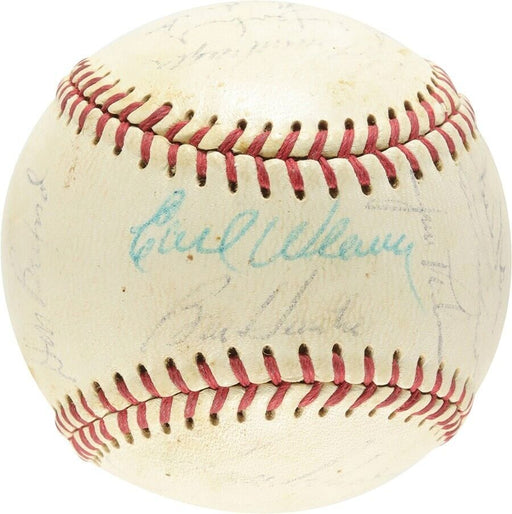 1969 Baltimore Orioles American League Champs Team Signed Baseball JSA COA
