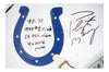 Peyton Manning Signed Indianapolis Colts Denver Broncos STAT Helmet Fanatics