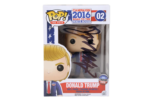 President Donald Trump Signed Road to the White House Funko Pop PSA DNA COA RARE