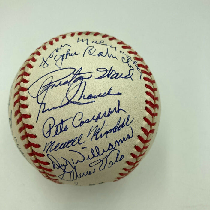 Brooklyn & Los Angeles Dodgers Legends Old Timers Day Signed Baseball PSA DNA