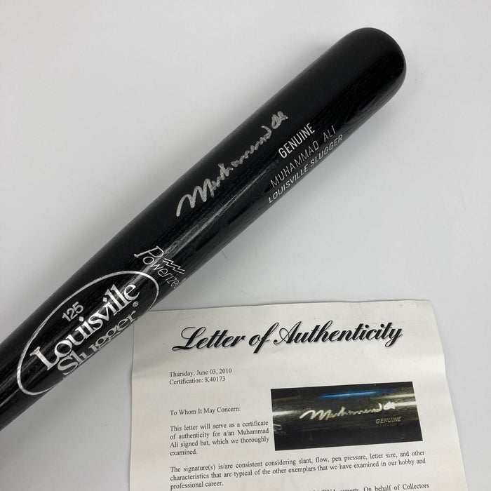 Muhammad Ali Signed Autographed Game Model Baseball Bat PSA DNA COA RARE