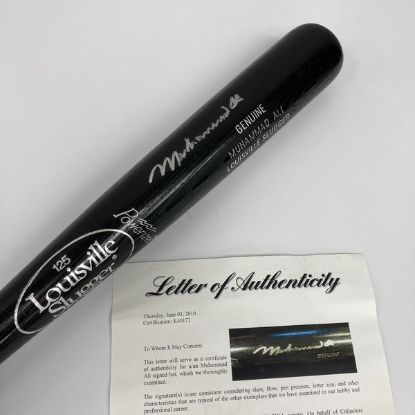 Muhammad Ali Signed Autographed Game Model Baseball Bat PSA DNA COA RARE
