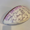 2002 Baltimore Ravens Team Signed Wilson NFL Football JSA COA #8