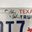 Johnny Cash Signed Autographed Texas License Plate PSA DNA COA