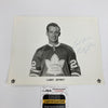 Larry Jeffery Signed 1960's Toronto Maple Leafs Team Issued Photo JSA COA