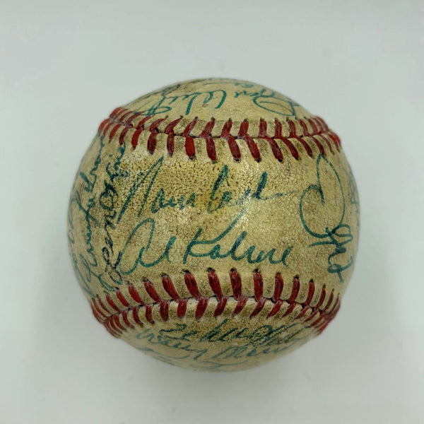 Rare 1970 Detroit Tigers Team Signed Baseball With 35 Sigs! JSA COA