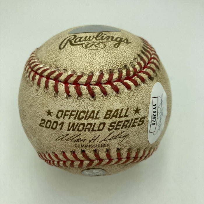 Derek Jeter Mr. November 2001 World Series Game 4 Signed Game Used Baseball JSA