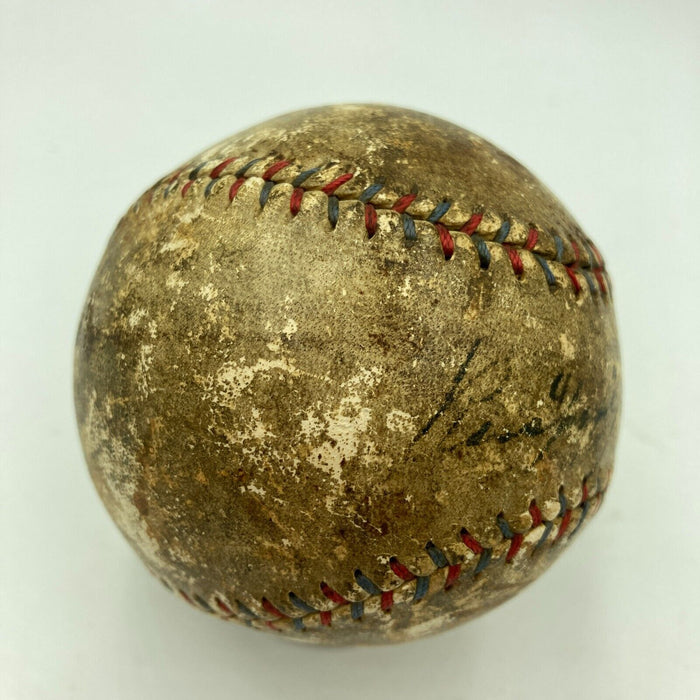 Ross "Pep" Youngs Single Signed Baseball The Only One In Existence! JSA COA