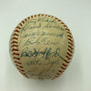 1961 Yankees W.S. Champs Team Signed Baseball Roger Maris Elston Howard JSA COA