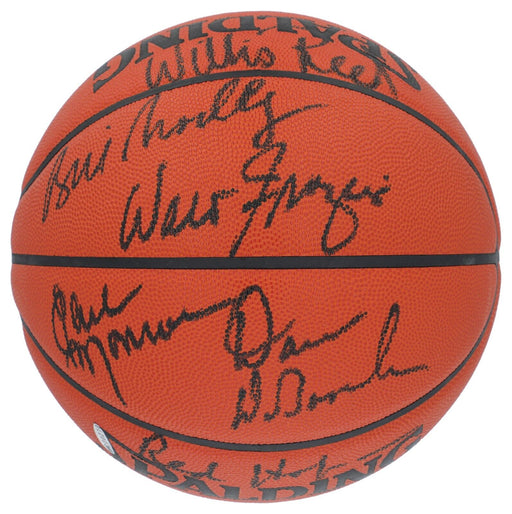 1972-73 New York Knicks NBA Champs Team Signed NBA Game Basketball UDA COA