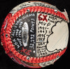 Michael Jordan Signed Charles Fazzino Hand Painted Pop Art Baseball UDA Beckett