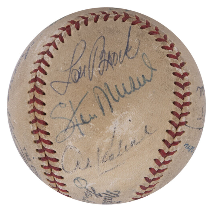 The Finest 3,000 Hit Club Signed Baseball Roberto Clemente Tris Speaker PSA DNA