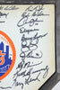 1986 New York Mets World Series Champs Team Signed Home Plate Steiner COA