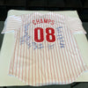 2008 Philadelphia Phillies World Series Champs Team Signed Jersey JSA COA