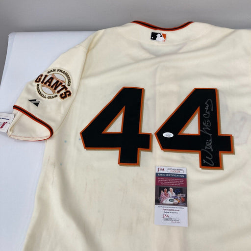 Willie Mccovey Signed San Francisco Giants Authentic Majestic Jersey JSA COA
