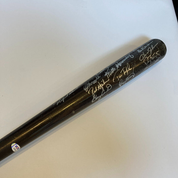 1986 New York Mets W.S. Champs Team Signed Ray Knight Game Used Bat PSA & JSA