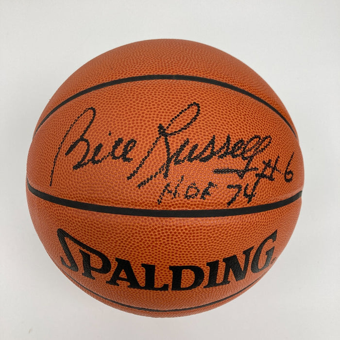 Bill Russell "Hall Of Fame 1974" Signed Spalding Official Game Baseball JSA COA