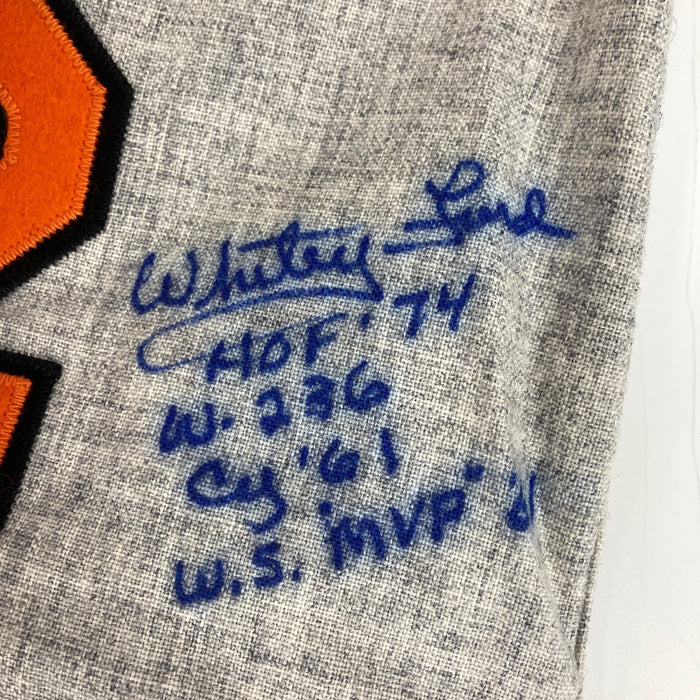 Sandy Koufax Hall Of Fame Pitching Legends Multi Signed Jersey 17 Sigs JSA COA