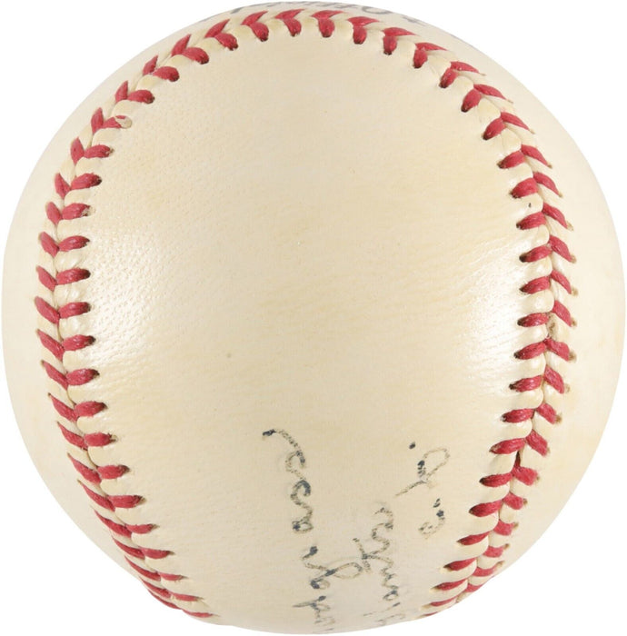 Fred Snodgrass Single Signed Official National League Baseball JSA COA