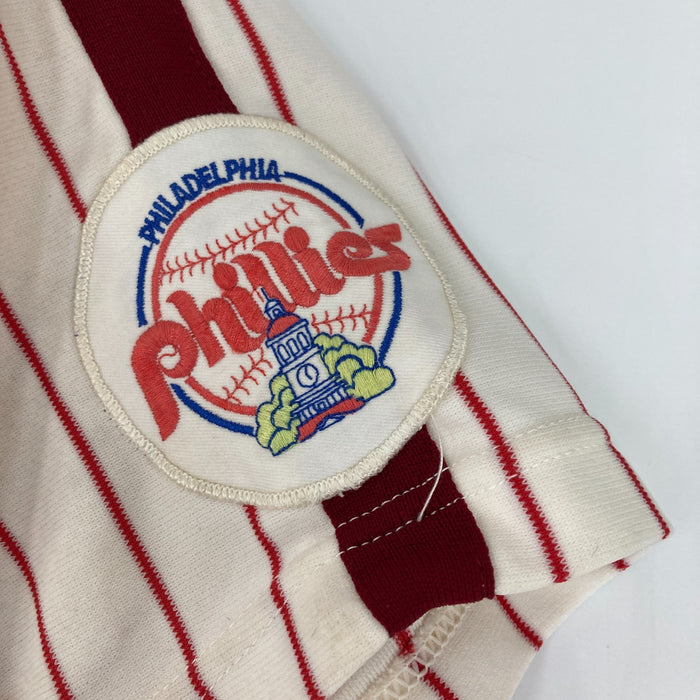 Larry Anderson Bruce Ruffin Game Used Philadelphia Phillies Jersey MEARS A10