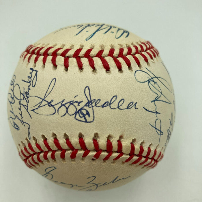 1978 New York Yankees World Series Champs Team Signed W.S. Baseball JSA COA