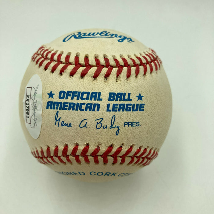 Nice Joe Dimaggio Signed Official American League Baseball JSA COA